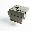 16 Pin SOIC to DIP adapter with closed top ZIF socket to DIP pins.