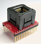 28 pin PLCC socket to 28 DIP pins adapter.