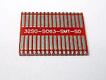 32 Pin interposer correction adapter. From 260 on top to 620 mil tip to tip PCB pads
