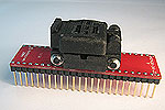48 Pin adapter for 6 x 6mm body, 0.4mm pich packages. Generic one to one.