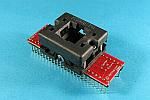 48 Contact QFN MLF programming adapter for 48-lead, 0.5mm pitch QFN MLF package programming adapter.