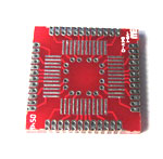 48 Pad Interposer correction adapter for 48 TQFP, 0.5mm pitch parts to QFP PQFP pads with 0.8mm pitch on the PCB.
