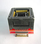 52 Pin PLCC socket to 52 PLCC component circuit board pads adapter