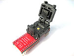 Microchip PIC32MX330/350/370/430/450/470 QFN programming adapter