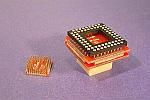 68 Pin PGA to 80 TQFP pads. Commonly used by Nohau (ICE Technology) in-circuit emulators to connect the in-circuit emulation pod for 80C530 to circiut under test 80C520 QFP pads.