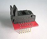 5 Pin </b>Closed top Kelvin connection socket for SC70 MO-203 Small Outline Transistor package to 300 mil DIP rows.