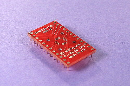 QFN and MLF Surface Mount breadboarding adapter.