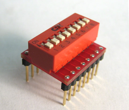 DIP Switch to DIP Pins adapter.