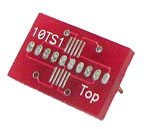 10 pad SSSO SMT component carrier Top.