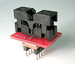 10 Pin  SSOP to DIP adapter with open top ZIF socket.  Pins are wired one to one.