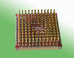 128 TQFP SMT Square pin array base for SMT Pads