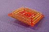 128 TQFP SMT Square pin array base for SMT Pads