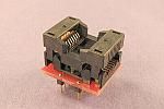 16 SOIC adapter with open top ZIF socket.  Pins are wired one to one.