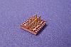 SOIC 16 pin array base for SMT Pads provides access for test socket attachment.