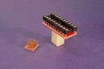 16 Pin DIP to 20 pad SSOP circuit board pads. SDIP pins to pads are wired one-to-one. 