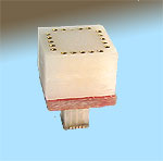 QFN 20 pin surface mount base for 5.0mm square  SMT footprint.