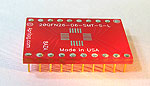 20 Pad QFN MLF SMT to DIP breadboard adapter converts the SMT package with pitch of 0.65mm to two rows 600 mil apart DIP pins.