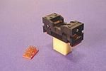 ZIF open top socket to SMT pads for 32 lead TSOP package.