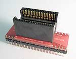 40 SOIC SOJ programming adapter commonly used for memory devices in 400 mil wide body SOJ packages. This programming adapter is suitable for the use on any device programmer with ZIF DIP socket