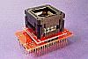 44 Pin PLCC Programming adapter for 16-bit wide memories such as 27C1024