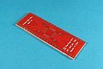 44 Pad  QFN MLF SMT to DIP breadboard adapter converts the SMT package with pitch of 0.5mm to two rows 600-mil apart DIP pins.