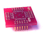 48 pin QFN square SMT component carrier top.
