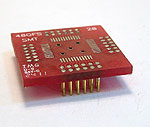 48 pin QFP square SMT component carrier top.