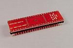 48 pad TSOP package to DIP breadboard adapter converts SMT package with pitch of  0.5mm to DIP pin rows.