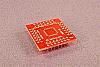 56 Pad QFN MLF SMT breadboard adapter converts the SMT package with pitch of 0.5mm to 0.1 inch pin grid array.