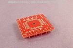 80 pad QFP FP SMT breadboard adapter converts SMT package with pitch of 0.65mm to 0.1 inch pin grid array.