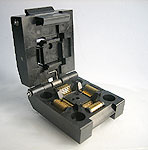 Aprilog IC burn in and test sockets, for TQFP, QFN, MLF, 
SOIC, SSOP, TSSOP, TSOP, VSOP, SOP, PLCC components.