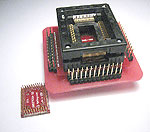 Closed top 100 pin QFP Pin Monitor Adapter