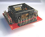 Open top 100 pin QFP Pin Monitor Adapter