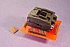 Open top 32 pin QFP Pin Monitor Adapter