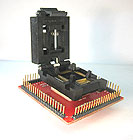 Closed top 80 pin QFP Pin Monitor Adapter