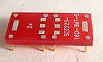 2 Each Dual SOT 223 transistor package pads to 300 mil DIP pin rows adapter.