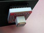 Aprilog Emulator in-circuit pod to unit under test adapters.